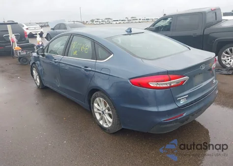 2019 Ford Fusion Se из США, поврежденный, VIN 3FA6P0HD4KR173672